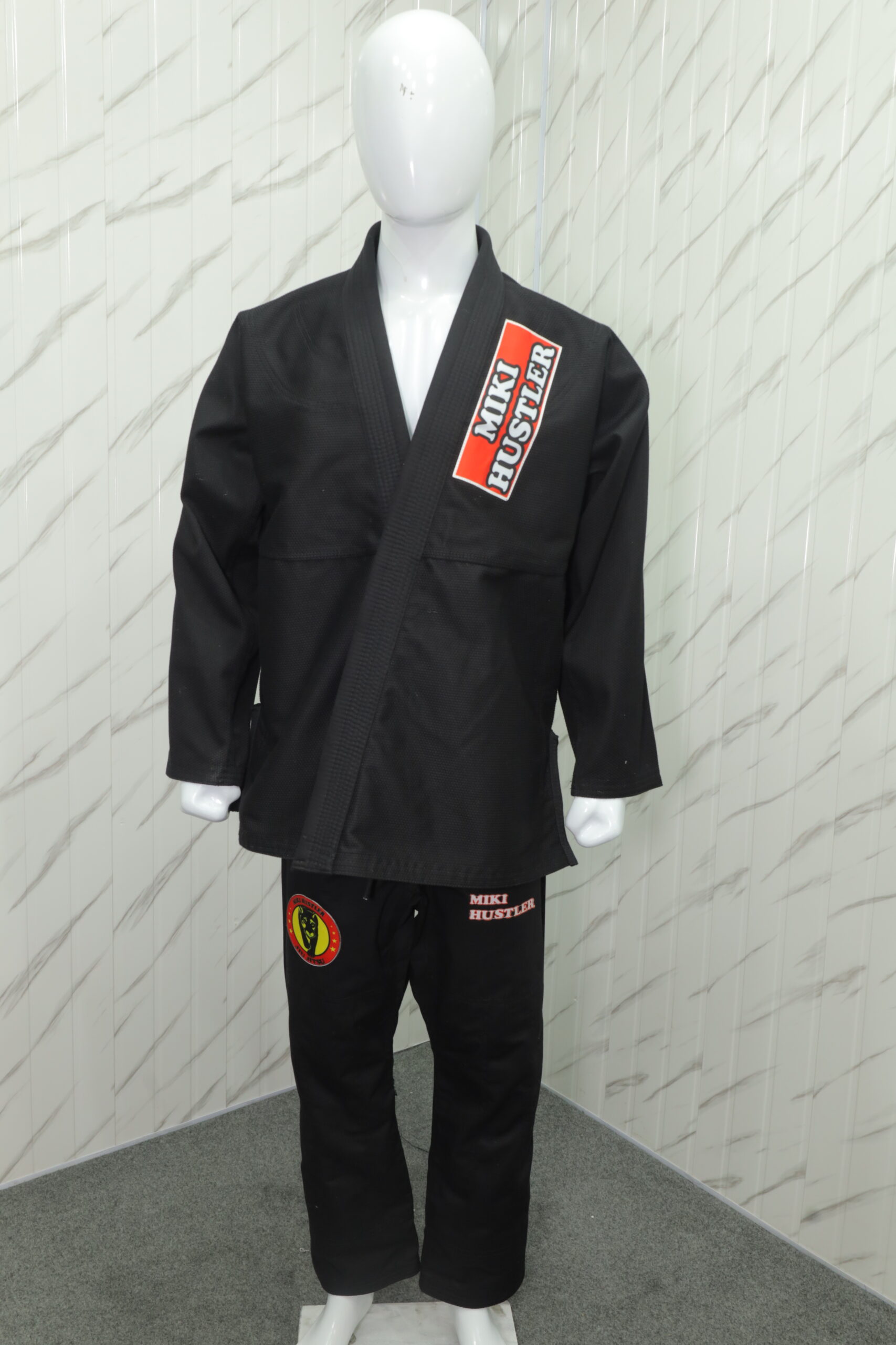 Private Label Black BJJ Gi Suit - OEM Sialkot Factory